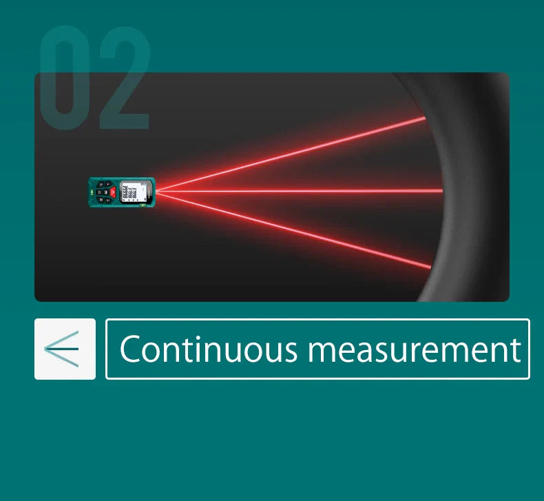 INKERSI Laser Rangefinder Digital Tape Measure 40M/70M/120M High Precision Distance Meter