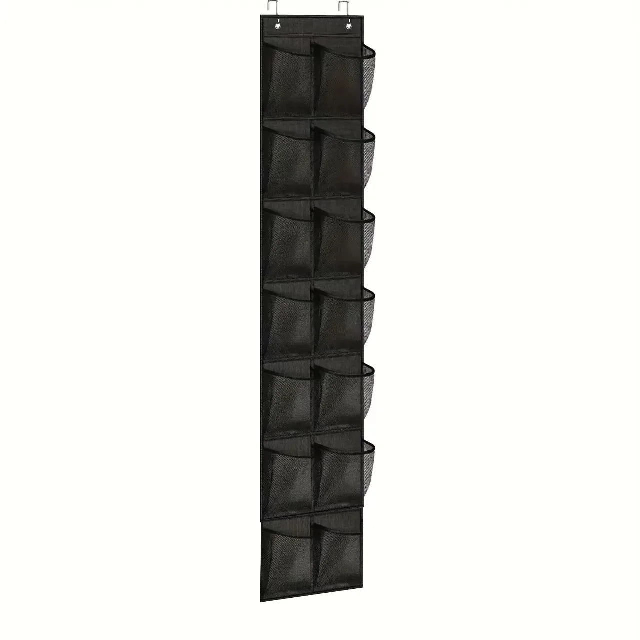 Over The Door Shoe Organizer - 12/14/24/28/35/40 Pocket Large Mesh Hanging Rack for Closet Shoe Storage
