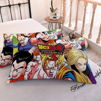 DRAGON BALL Anime Pillowcase – Cute Printed Pillow Cover for Comfortable Home Bedding & Gifts