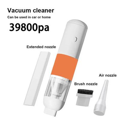 3-in-1 Wireless Car Vacuum Cleaner – Portable Mini Handheld Dust Catcher for Auto Interior Cleaning