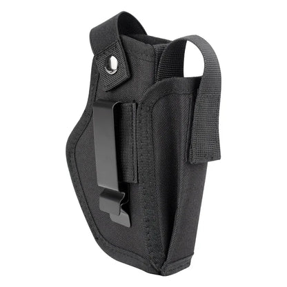 Outdoor Tactical Concealed Carry Gun Holster Belt with Bullet Clip – IWB/OWB Airsoft & Handgun Pistol Storage Bag for Hunting