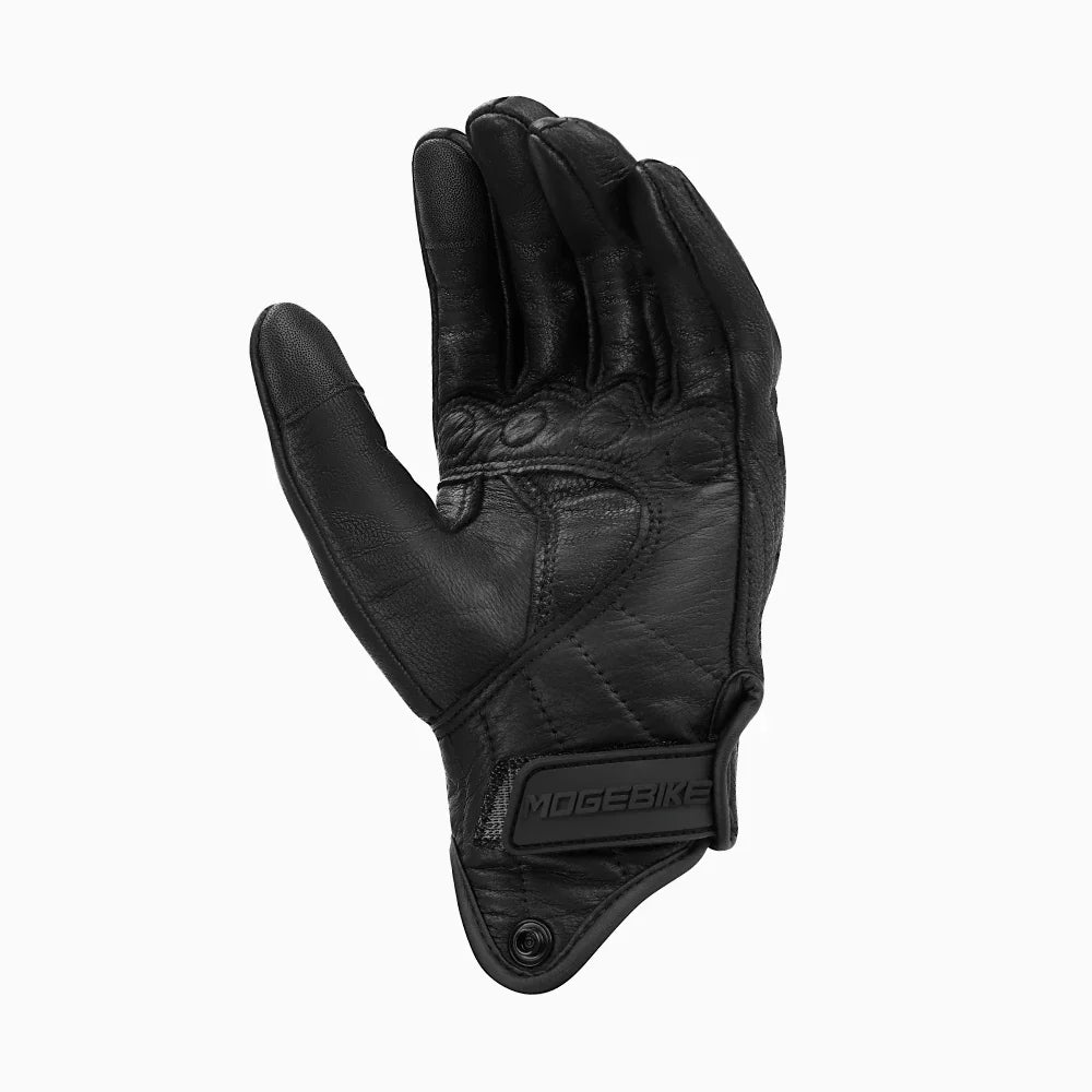 3XL Goatskin Leather Motorcycle Gloves – Men & Women Moto Gloves for Electric Bikes