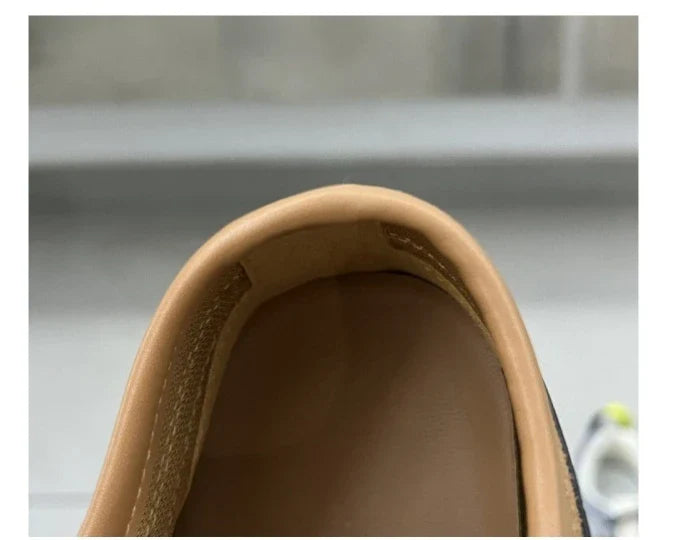 Women’s 2024 Genuine Leather Sneakers – Casual Spring Flat Training Shoes for Ladies