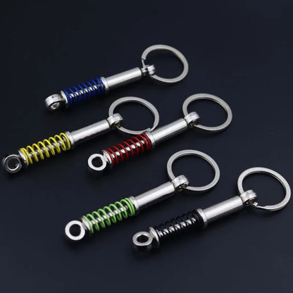 Creative Metal Car Keychain — Zinc Alloy Turbo, Gearbox & Brake Disc Pendant for Men’s Birthday or Dad Gift