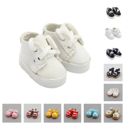 17cm Mini Plush Doll Clothes Set – Kpop EXO Labubu Idol Princess Shoes & Casual Sneakers Accessories, Clothing Gift