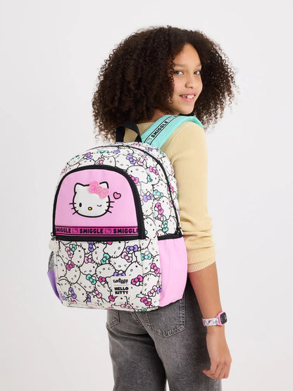 Sanrio Hello Kitty Cartoon School Bag — Cute Anime Backpack for Kids, Student Gift & Halloween Anime Merchandise