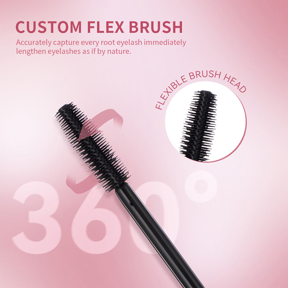 Natural Curling Mascara – Quick Dry, Smudge-Proof Eyelash Cream for Long-Lasting Party Look