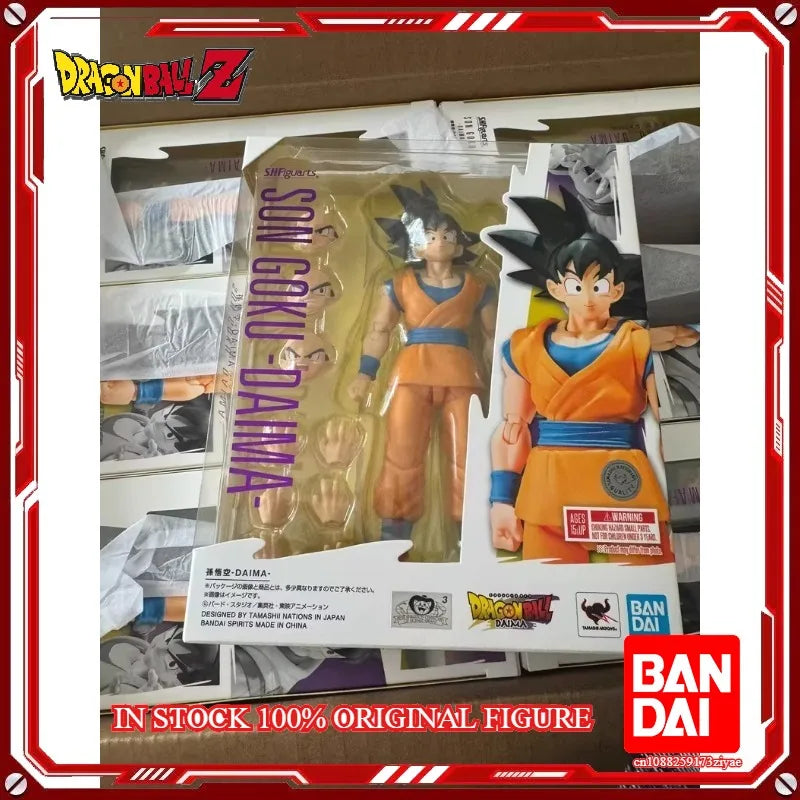 BANDAI S.H.Figuarts Son Goku Action Figure — 100% Original Dragon Ball Anime Collectible Model Toy