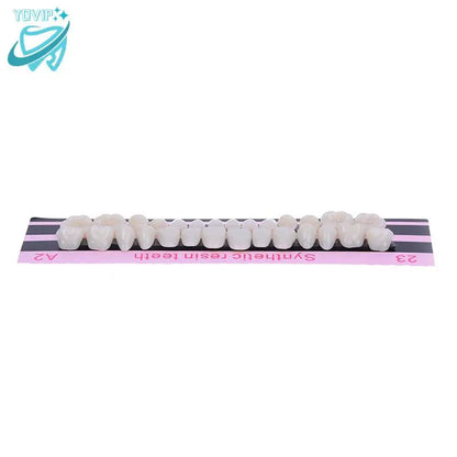 Ultra-Thin Resin Dental Veneers — Temporary Upper & Lower Teeth Whitening Veneer, Shade A2 (#23)