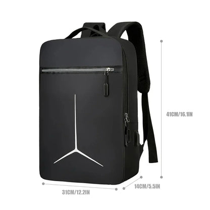 Anti-Theft Waterproof EVA Laptop Backpack – Hard Shell Travel Bag for Business, Motorcycle & Everyday Use