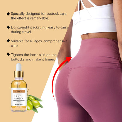 Hip Firming Body Oil - Nourishing Massage Oil for Skin Moisture & Elasticity Care