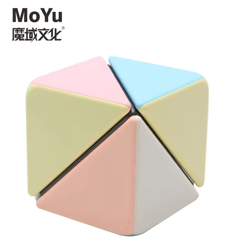 Picube Moyu Meilong Shape-Shifting Magic Cube – Four Leaf Clover, Double Skewb & Polaris Puzzle Toy for Brain Training & Education