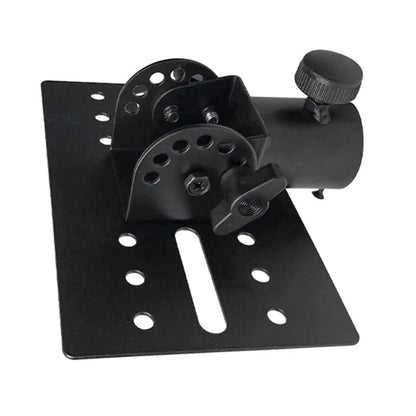 Metal Mount Tripod Pole DJ Speaker Stand Adapter – Rotatable 35mm Top Cap, Sturdy Construction for Music Instruments