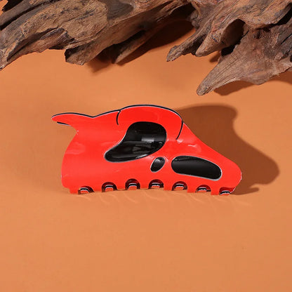 Muweordy Halloween Hair Clip | Funny Large Mask, Crab & Shark Hairpin for Women & Girls