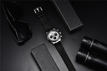 40mm PAGANI DESIGN V2 Men’s Quartz Watch – Sapphire Retro Chronograph Stainless Steel Waterproof