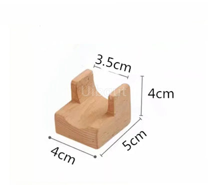 Japanese Sushi Rack – Wooden Taco & Snack Food Holder, Wood Plate Cuisine Stand for Sashimi & Sushi, Restaurant & Home Use