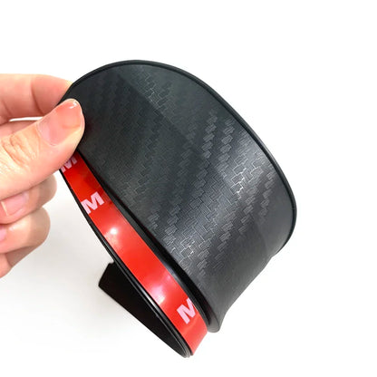 Car Rearview Mirror Rain Eyebrow - Carbon Fiber Sun Visor Shade Protector for Clear Vision, Auto Mirror Organizer Accessories