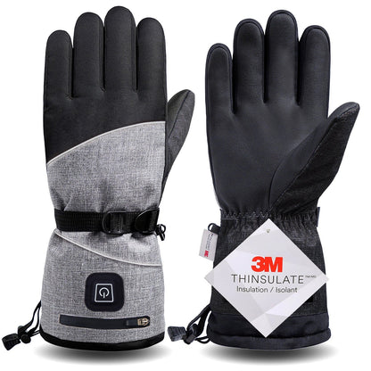 Electric Thermal Winter Gloves – 3M Cotton Heating, Waterproof Hand Warmers for Snowboard, Cycling, Motorcycle & Ski