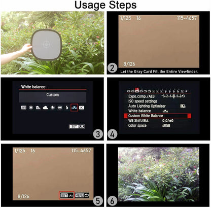 2in1 Grey White Balance Card: 12'' 30CM 18% Gray Card Mini Photographic Calibration Camera Checker for DSLR