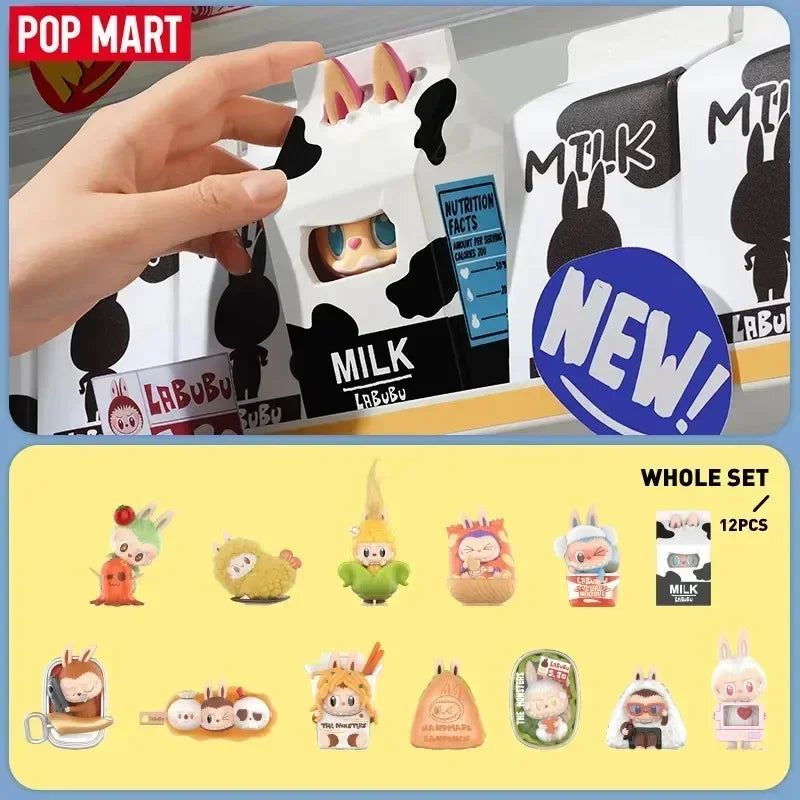 POP MART Labubu The Monsters — Wacky Mart Series Blind Box, Cute Anime Doll Figure, Desktop Ornament Mystery Toy
