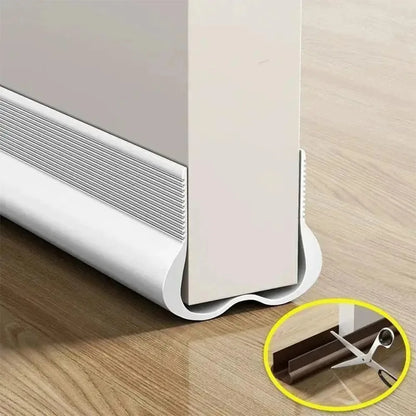 PVC Door Bottom Sealing Strip - Flexible Weatherproof Draft Stopper for Window and Home Insulation Protection