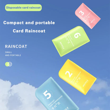 Waterproof Portable Raincoat for Travel and Outdoors - Thickened, Disposable Rainwear for Men and Women, Ideal for Camping and Travel Essentials