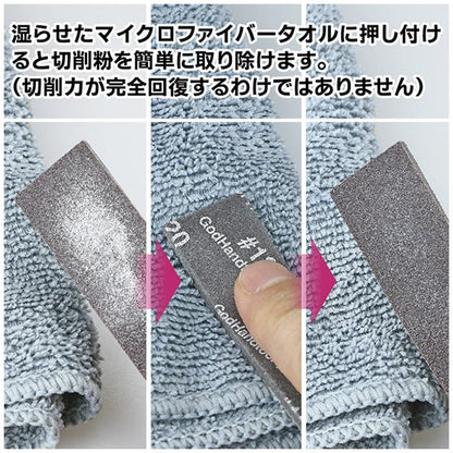 GodHand Kamiyasu Sanding Sponge Set (GH-KS10 Series) – 10mm Thick 120–10000 Grit Model Polishing & Grinding Block Tool