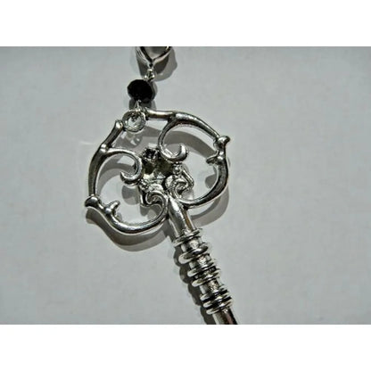 Gothic Skull Lover Key Necklace - Dark Punk Personalized Collar Jewelry Gift