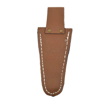 Leather Pruning Scissors Tool Bag - Electrician Waist Holder with Portable Buckle Pouch for Gardening and Trimming Tools