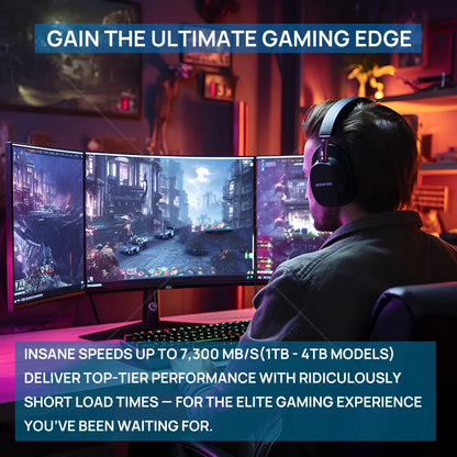 WD_BLACK SN850X M.2 NVMe SSD – 1TB/2TB/4TB PCIe 4.0x4 for Gaming, PC, Laptop, PS5