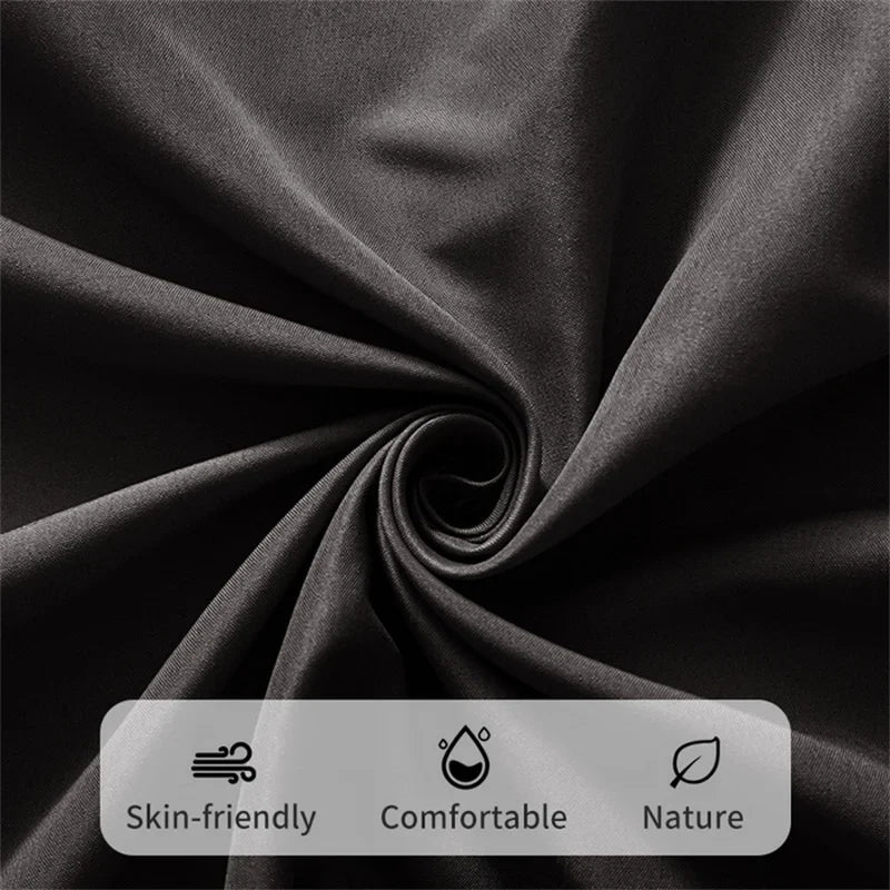 Soft Elastic Fitted Bedsheet with Deep Pocket Band – Twin/Full/Queen/King Size Bed Linen Cover (No Pillowcase)