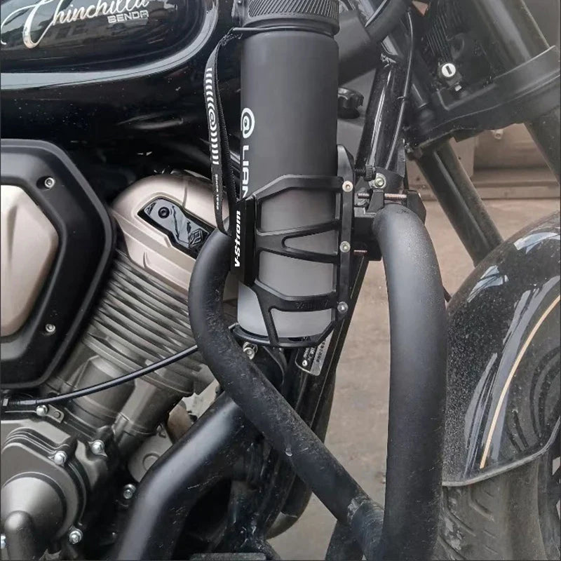Motorcycle Drink Cup Holder for V-Strom DL 250/650/800/1000/1050XT – Water Bottle Beverage Mount Accessory for Bikes