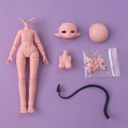 Genuine Devil's Horns Blind Box — 1/8 Movable Doll Ornament, Trendy Collectible Toy for Kids & Gift