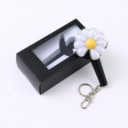 Kpop Idol GD Mini Lightstick Keyring – G-DRAGON Glow Stick Fan Support Keychain Gift