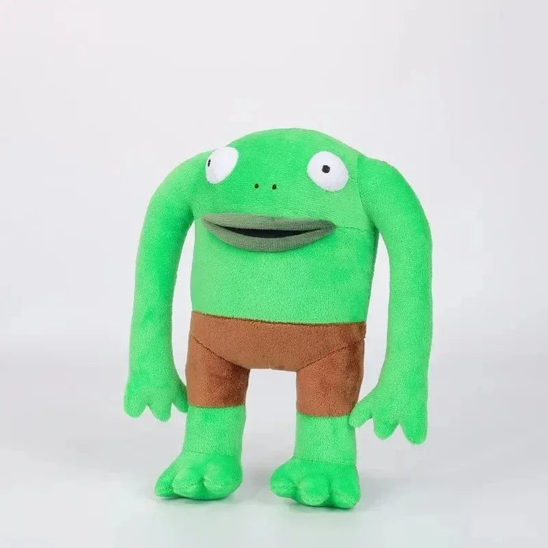 Smiling Friends Plush Toy — Mr. Frog Soft Stuffed Doll, Kawaii Home Decoration, Cute Gift for Kids