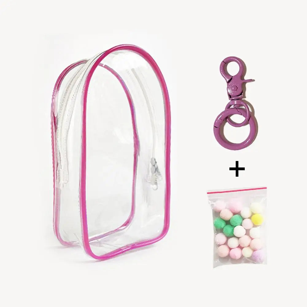 Mystery Box Storage Case 19.5×10.5×5cm – Square Display Organizer Bag for Labubu Plush Doll Accessories