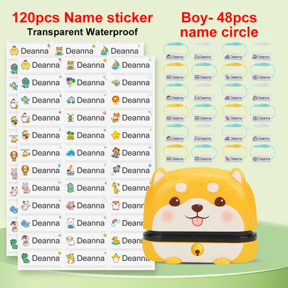 149pcs Personalized Name Stamp Set – Waterproof, Non-Fading Baby & Kindergarten Engraved Seals, Perfect Student Gift