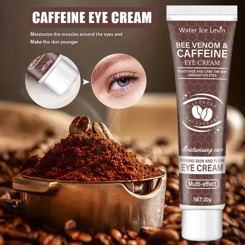 Natural Caffeine Eye Cream 20g – Intensive Moisturizing & Firming Treatment for Dark Circles, Puffiness, Wrinkles & Anti-Aging Eye Care