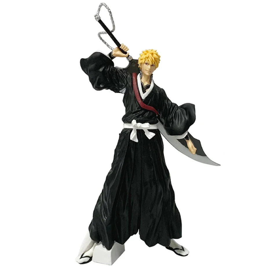 Bleach Anime Figures - Ichigo, Byakuya & Toushirou PVC Action Statues