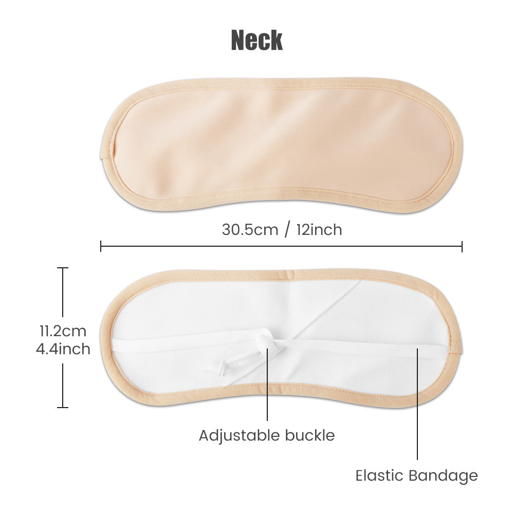 Reusable Castor Oil Pack Wrap - Organic Cotton with Adjustable Elastic Strap, Castor Oil Compress for Body Care
