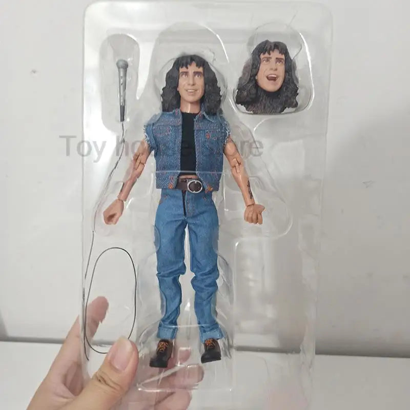 NECA Highway to Hell Angus Young & Bon Scott Action Figure – 18cm Collectible Toy Gift