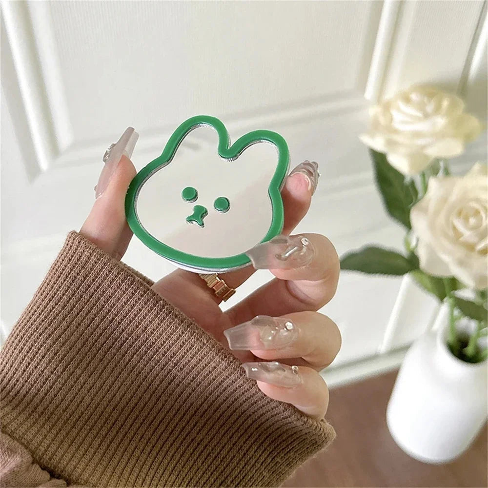 INS Cute Rabbit Phone Griptok – Foldable Ring Holder Stand, Korean Style Phone Accessory Gift for iPhone