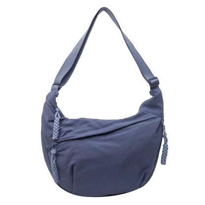 New Nylon Fabric Shoulder Bag – High Capacity Women's Crossbody Messenger Bag, Versatile & Leisure Hobo