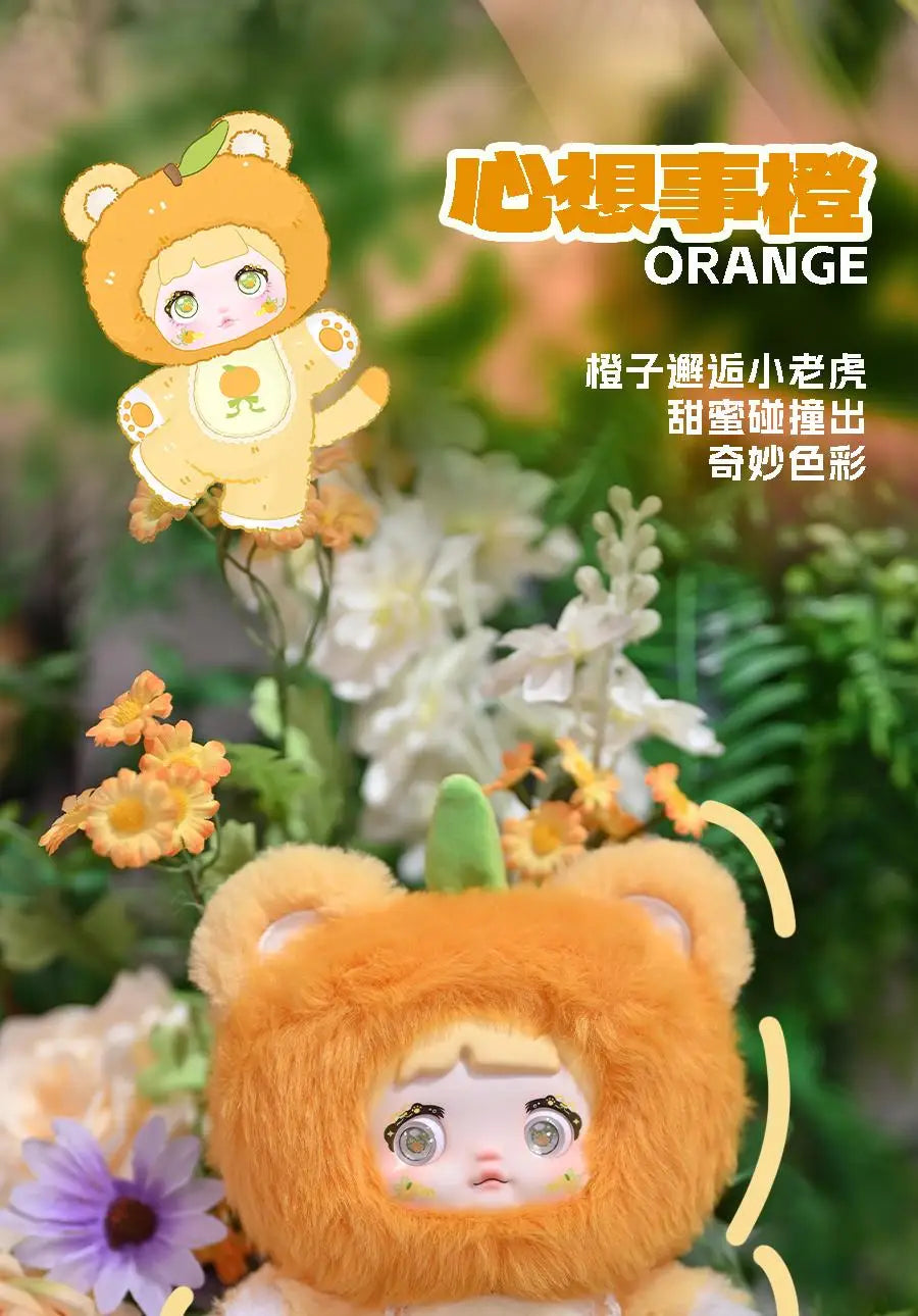 Nommi V3 Fruits Series Dream Eyes Blind Box – Plush & Vinyl Bag Pendant Toy Gift for Kids