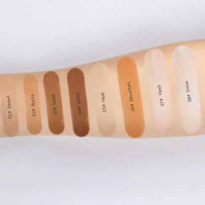 Matte Loose Setting Powder – Oil-Control Mineral Face Concealer, Bronzer & Contour for Dark Skin