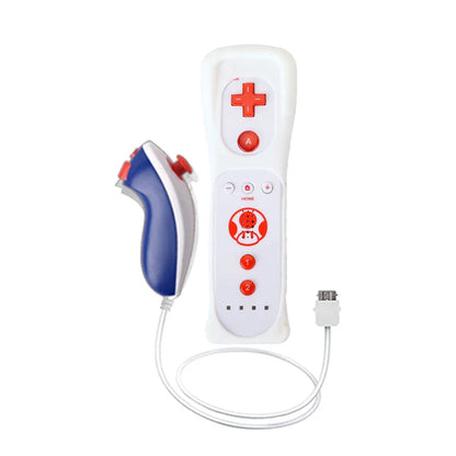 Wii Remote and Nunchuck Controller Set with Motion Plus – Gamepad for Nintendo Wii Console
