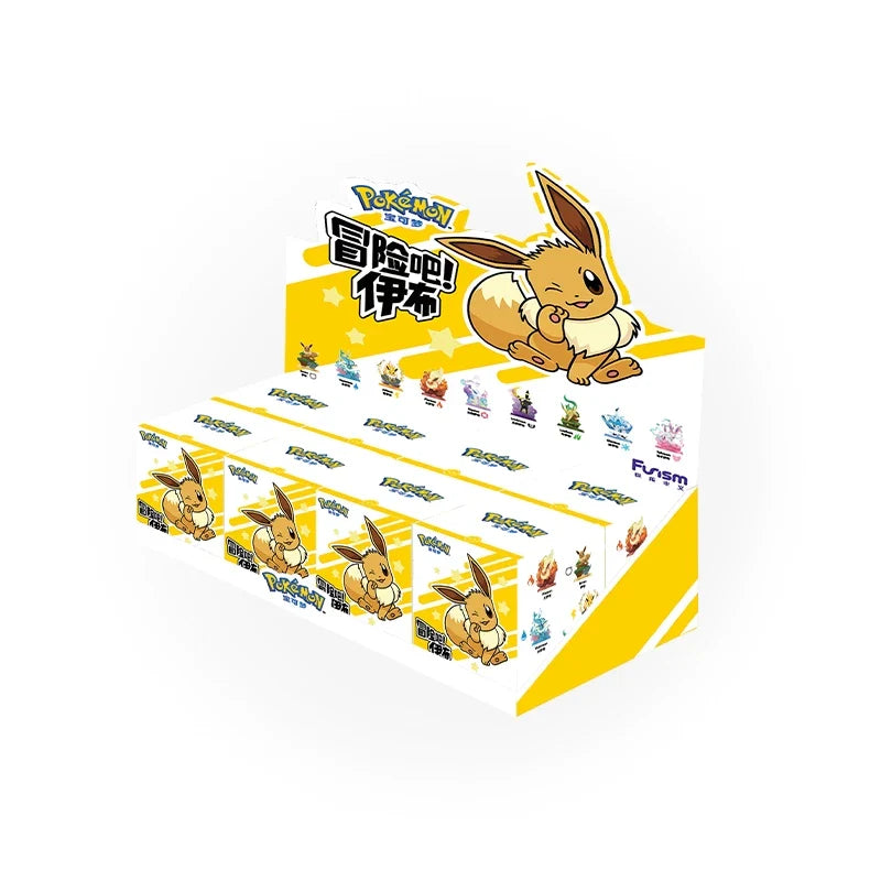 Anime Pokémon Funism Adventure Eevee Family Blind Box – Jolteon & Sylveon Action Figure Toy Gift