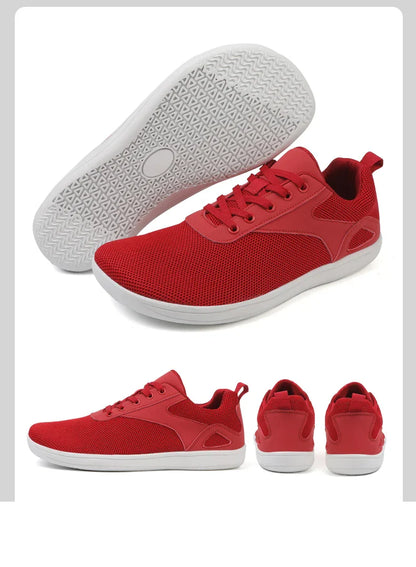 Men’s Minimalist Barefoot Walking Shoes – Breathable Wide Sports Sneakers for Gym, Office & Leisure
