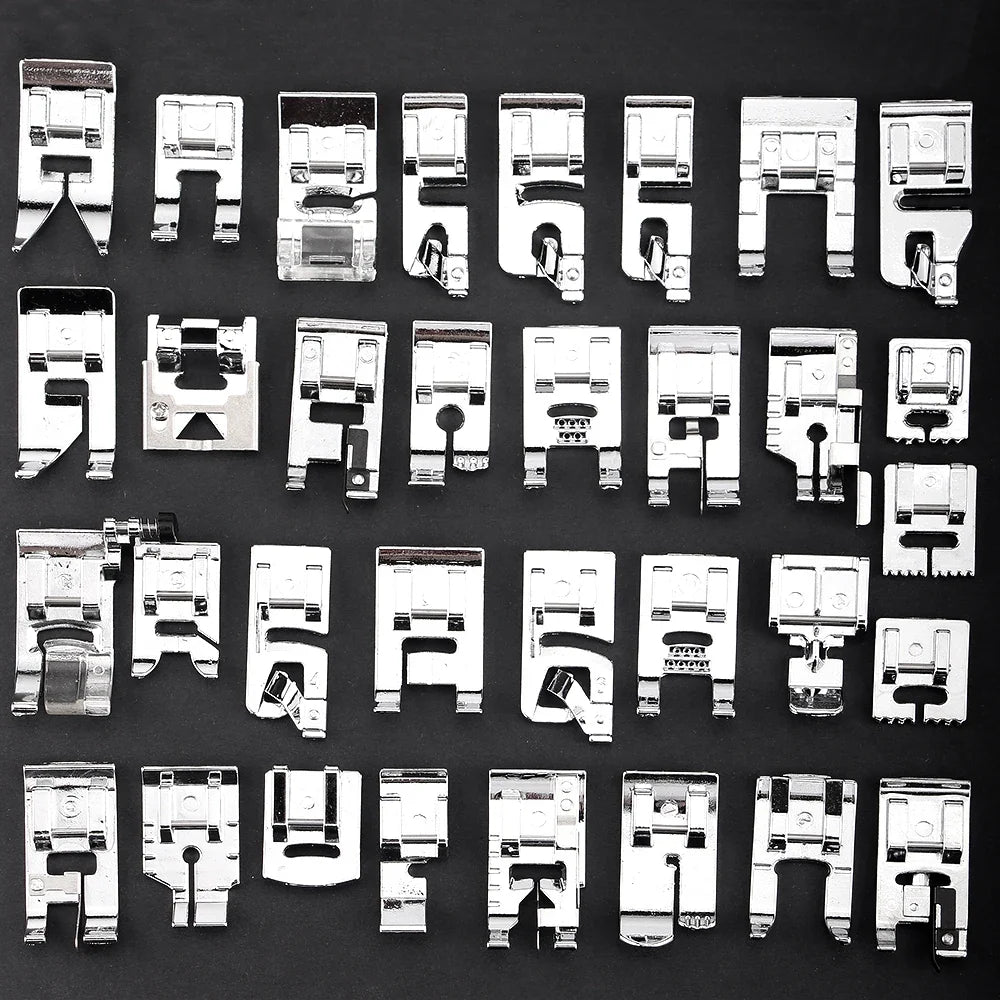 82-Piece Sewing Machine Presser Foot Set - Multifunctional Professional Accessories Kit