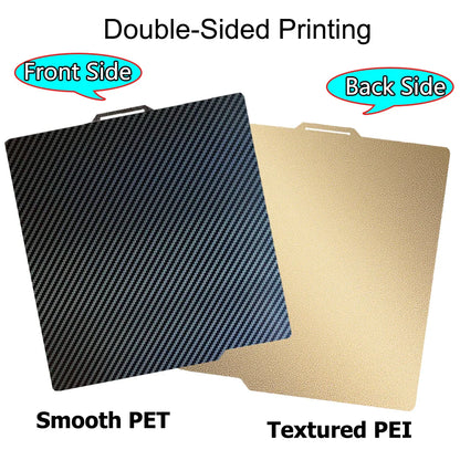 Smooth PEI Build Plate for Bambu Lab X1C, P1P, P1S & A1 – PEO/PET Heatbed Platform for 3D Printer Printing Surface